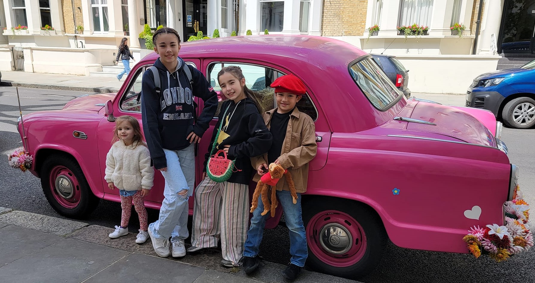Stallings Kids pink car